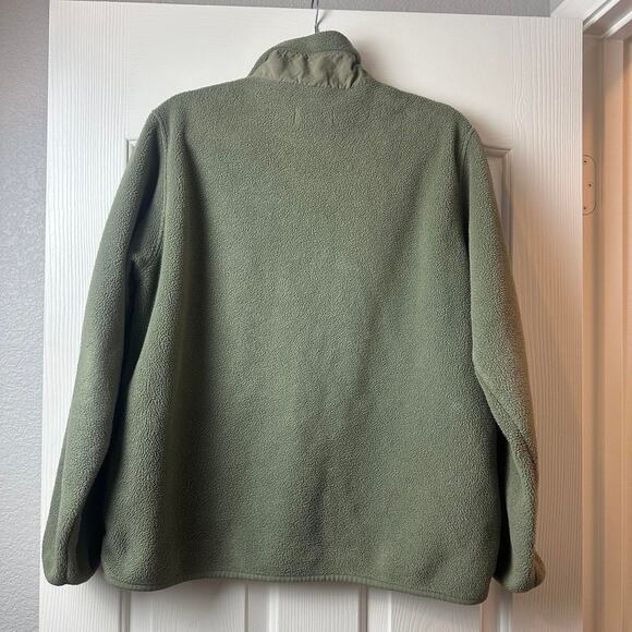Lands end green fleece zip - Picture 3 of 3